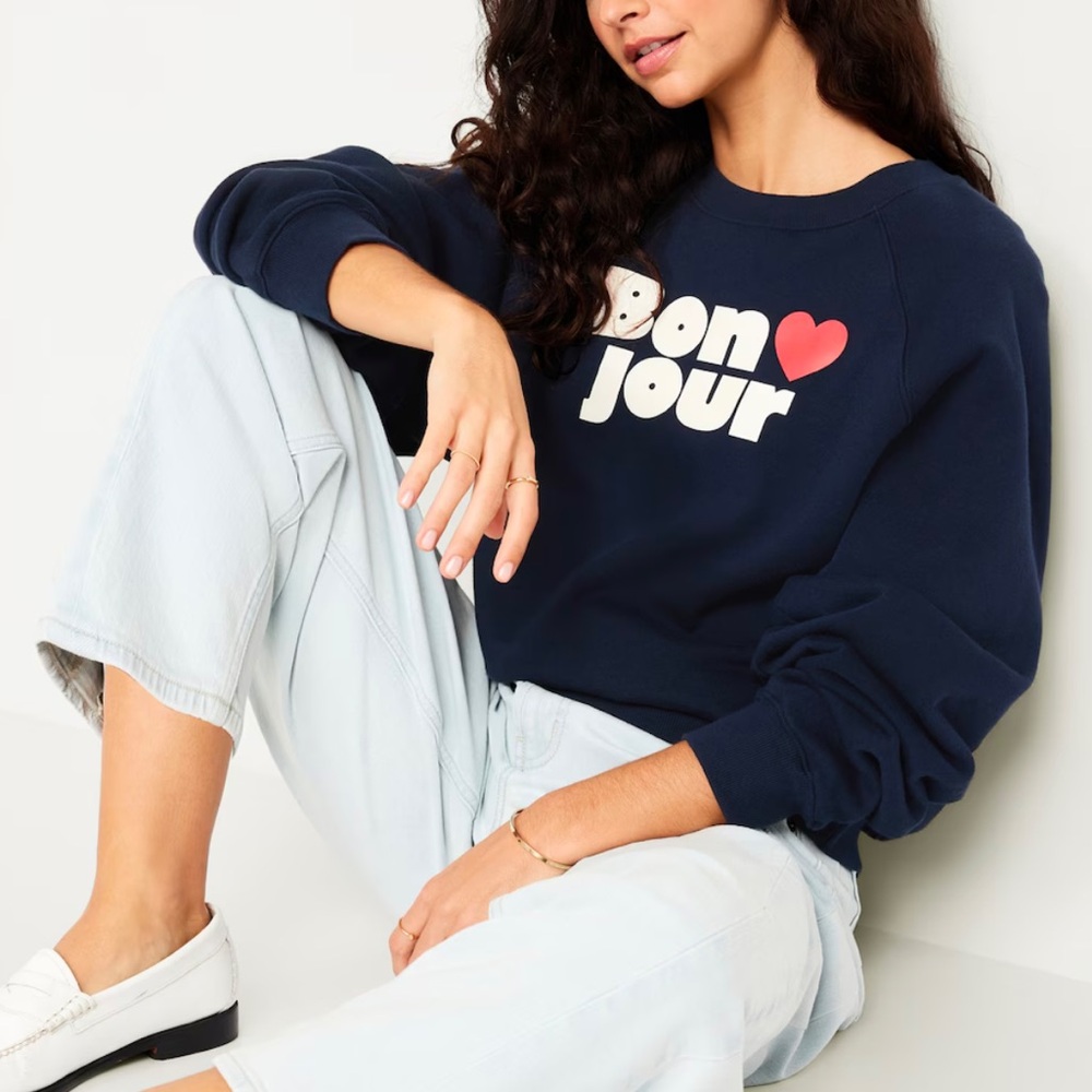Old Navy SoComfy Crew-Neck Graphic Sweatshirt - Picture 3 of 3